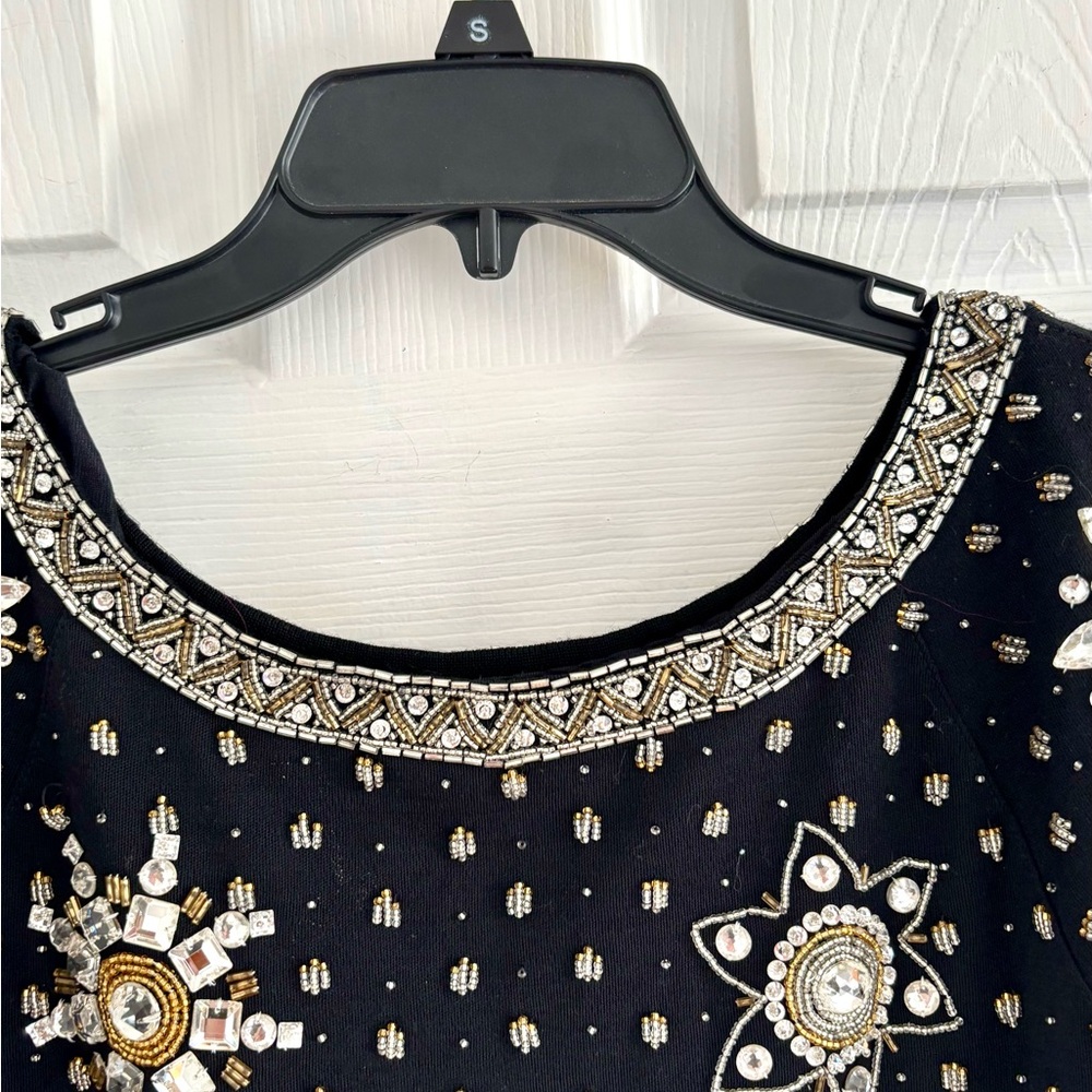 Adrienne Vittadini beaded blouse - Picture 3 of 10